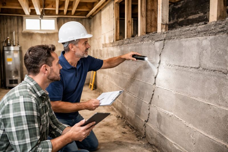 Basement Crack Repair in Riverton, UT