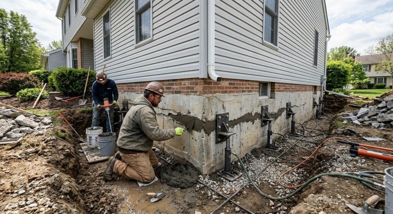 Basement Foundation Repair in Magna, UT