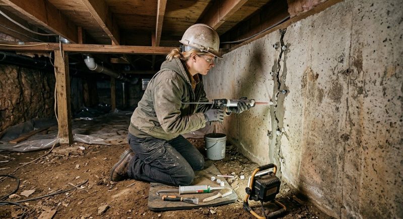 Basement Foundation Repair in Millcreek, UT