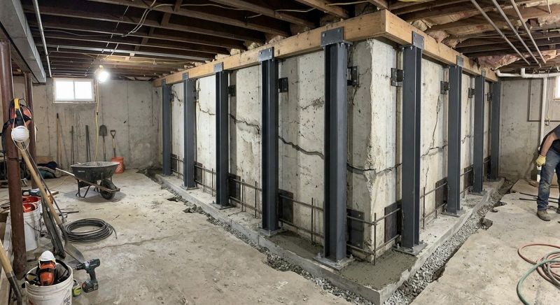 Basement Stabilization in Riverton, UT