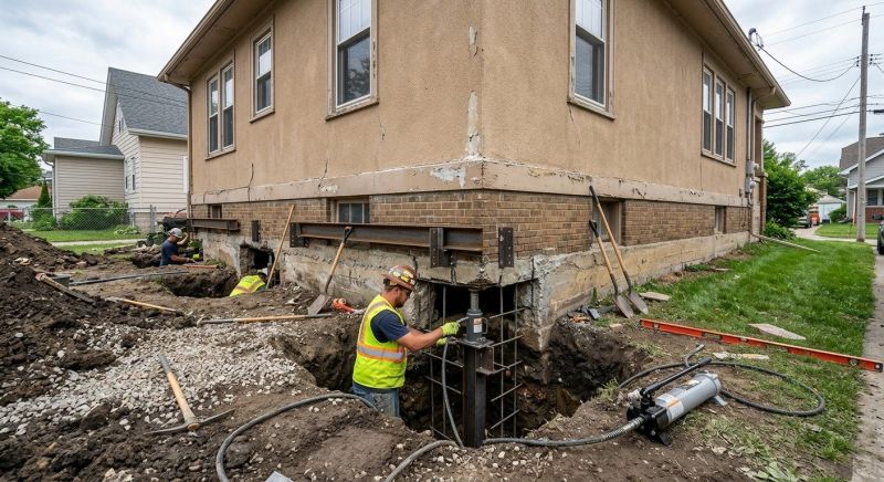 Basement Underpinning in Riverton, UT