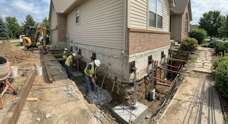 Basement Underpinning in Riverton, UT