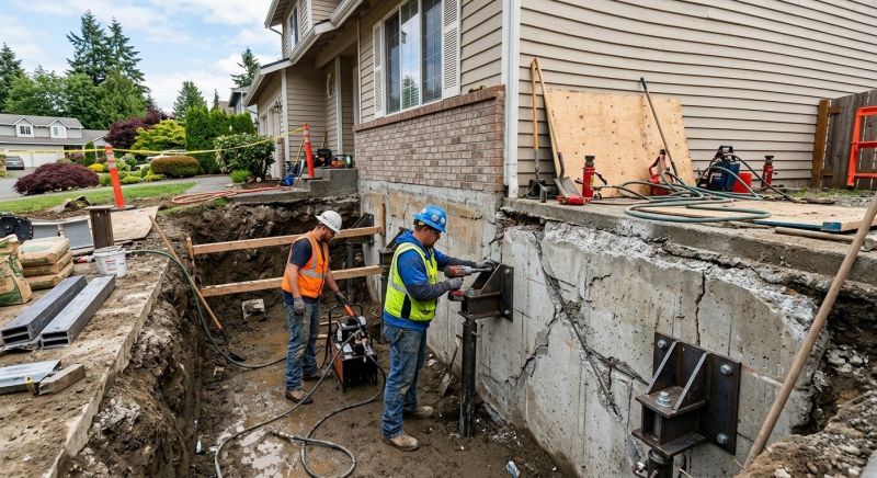 Building Foundation Repair in Pleasant Grove, UT