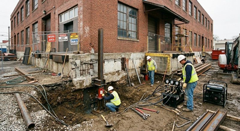 Commercial Foundation Repair in Riverton, UT