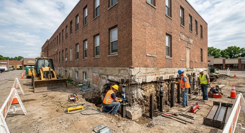 Commercial Foundation Repair in Riverton, UT