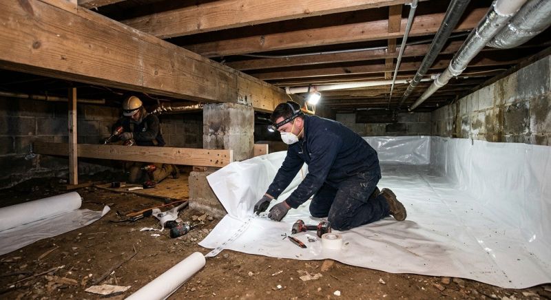 Crawl Space Leveling in Riverton, UT