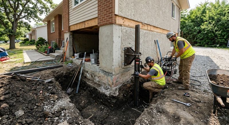 Foundation Pier Repair in Riverton, UT