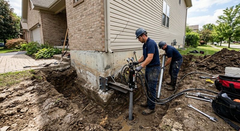 Foundation Settlement Repair in Riverton, UT