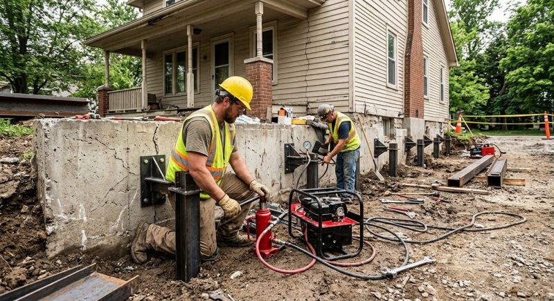 Foundation Stabilizing in Alpine, UT