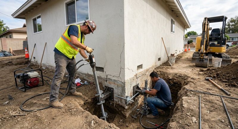 Foundation Stabilizing in Alpine, UT