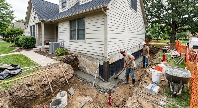 House Foundation Repair in Millcreek, UT