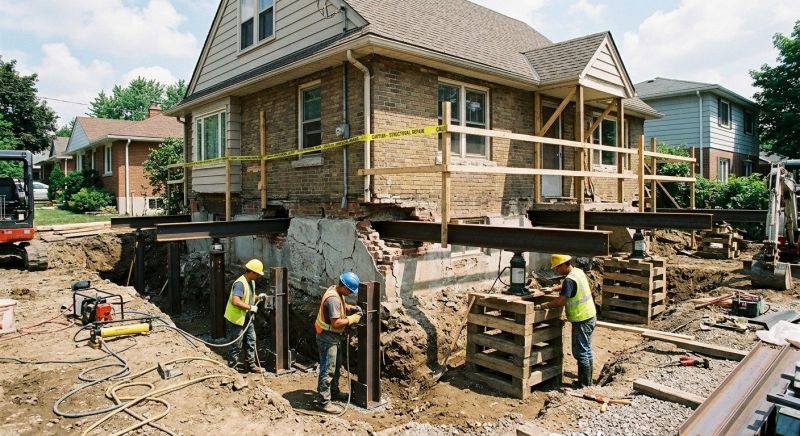 House Foundation Repair in Millcreek, UT