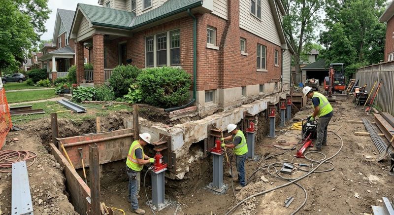 House Underpinning in Riverton, UT