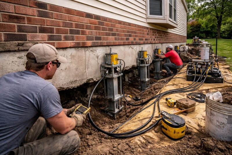 Settling Foundation Service in Sandy, UT