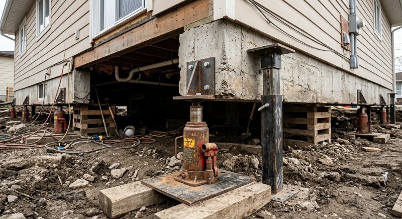 Sinking Foundation Lifting in Riverton, UT