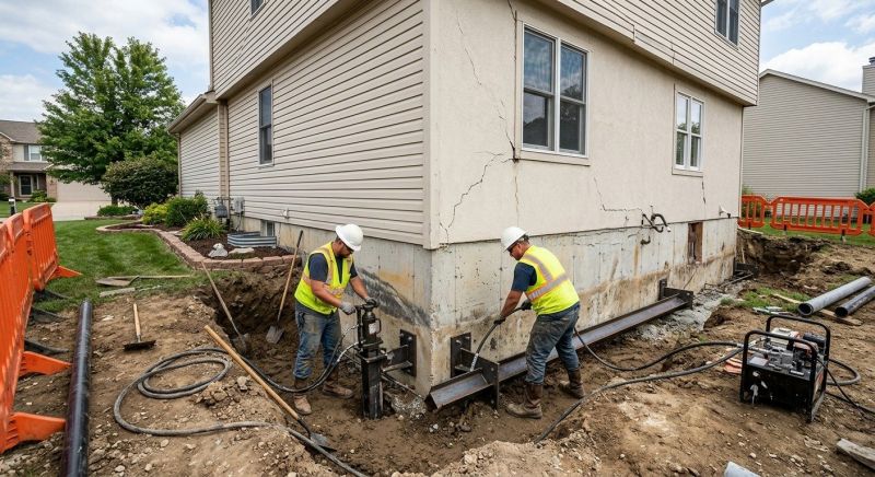 Sinking Foundation Repair in American Fork, UT