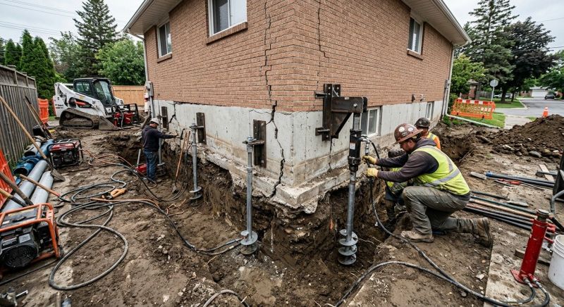 Sinking Foundation Repair in Magna, UT