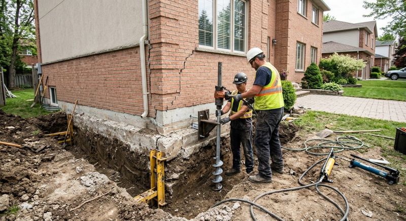 Sinking Foundation Repair in North Salt Lake, UT