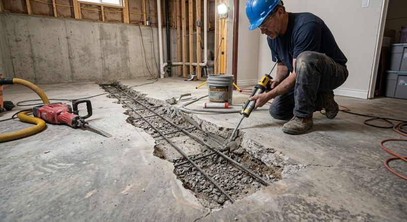 Slab Foundation Repair in Riverton, UT