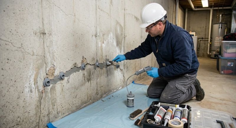 Structural Crack Repair in Riverton, UT
